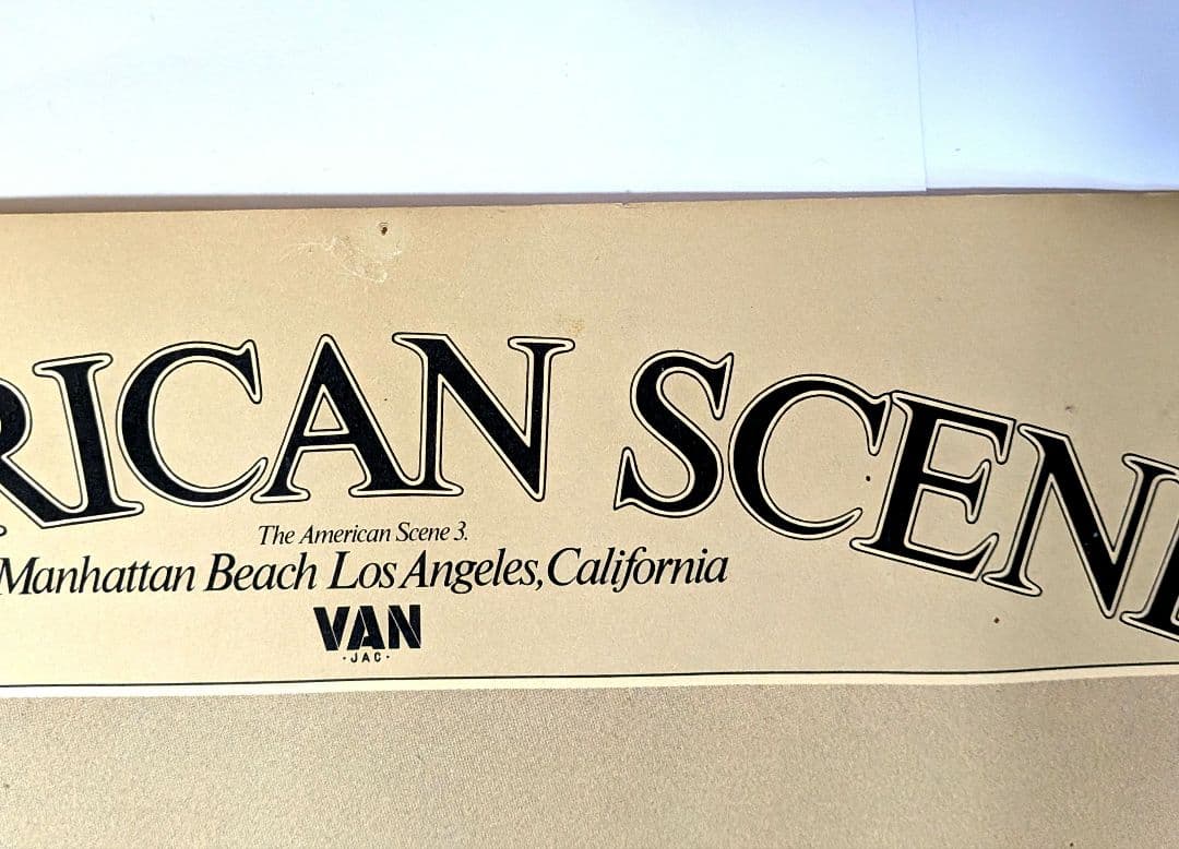 ヴァン ヂャケット 1976年 ノベルティ シーン ポスター 操上和美 撮影作品