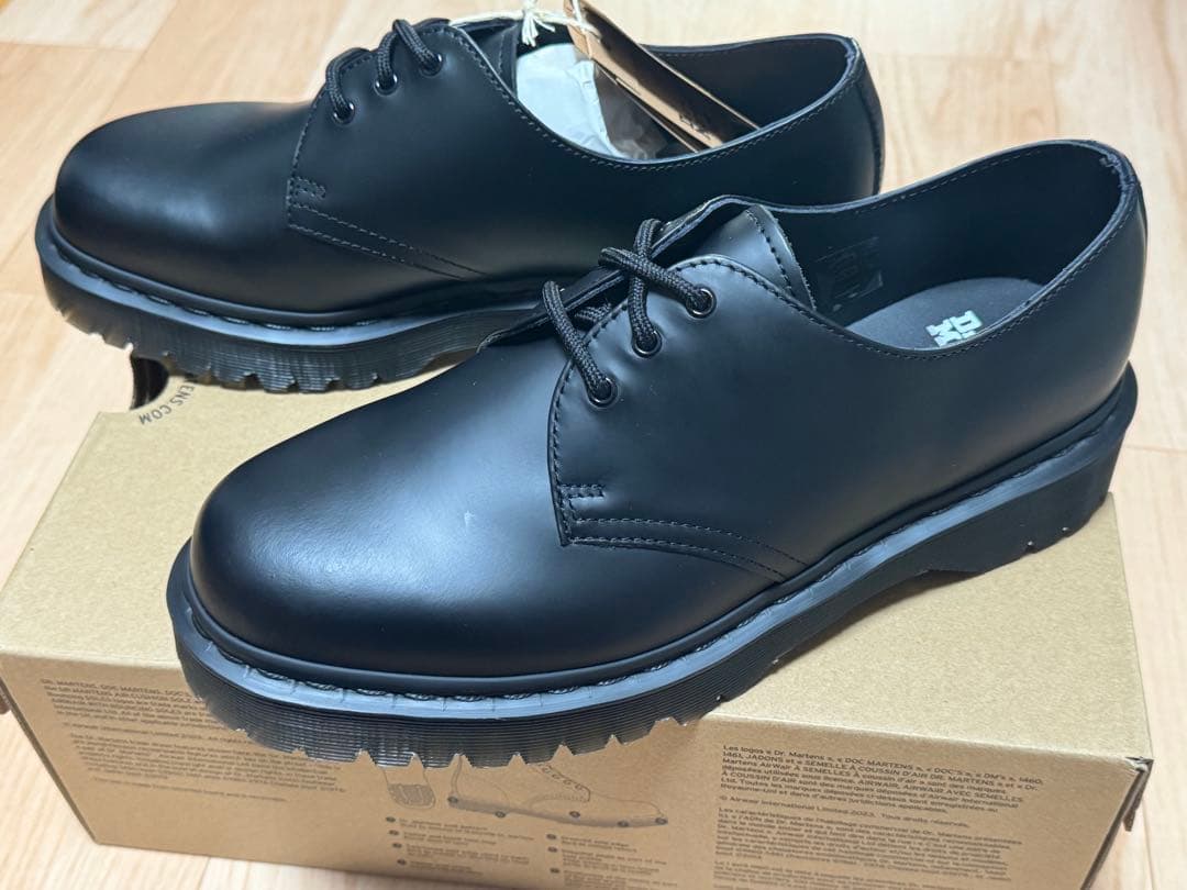 ドクターマーチン1461 BEX MONO ブラックUK9 28cm 新品未使用 Dr.Martens（ドクターマーチン） フォーマルシューズ 1461 BEX 3ホール