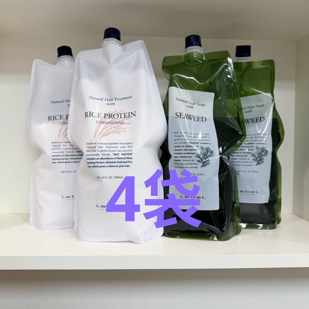 ルベル ナチュラルヘアソープ シーウィード シャンプー+トリートメント LebeL（ルベル） ナチュラルヘアソープ シーウィード シャンプー