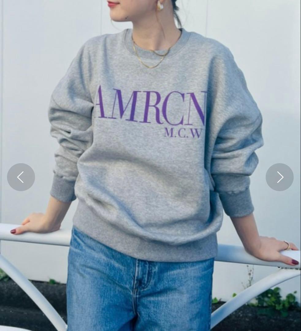 アメリカーナ　マイカアンドディール　裏起毛スウェット AMERICANA（アメリカーナ）の「【americana×mica/アメリカーナ×マイカ