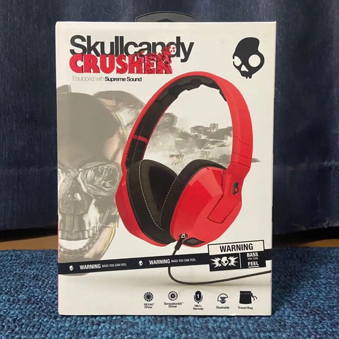 Fukase購入品】Skull Candy CRUSHER ヘッドホン RED - メルカリ