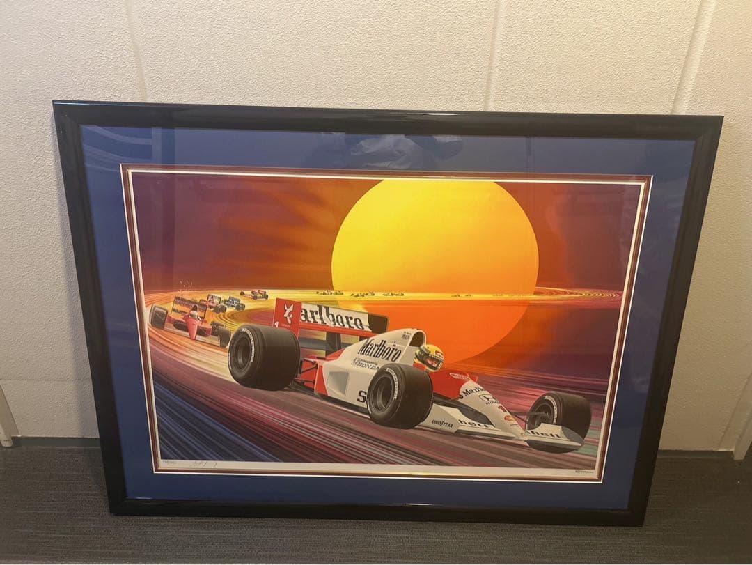 セール中】長岡秀星 リトグラフ 『栄光への軌跡』 セナ直筆 限定128