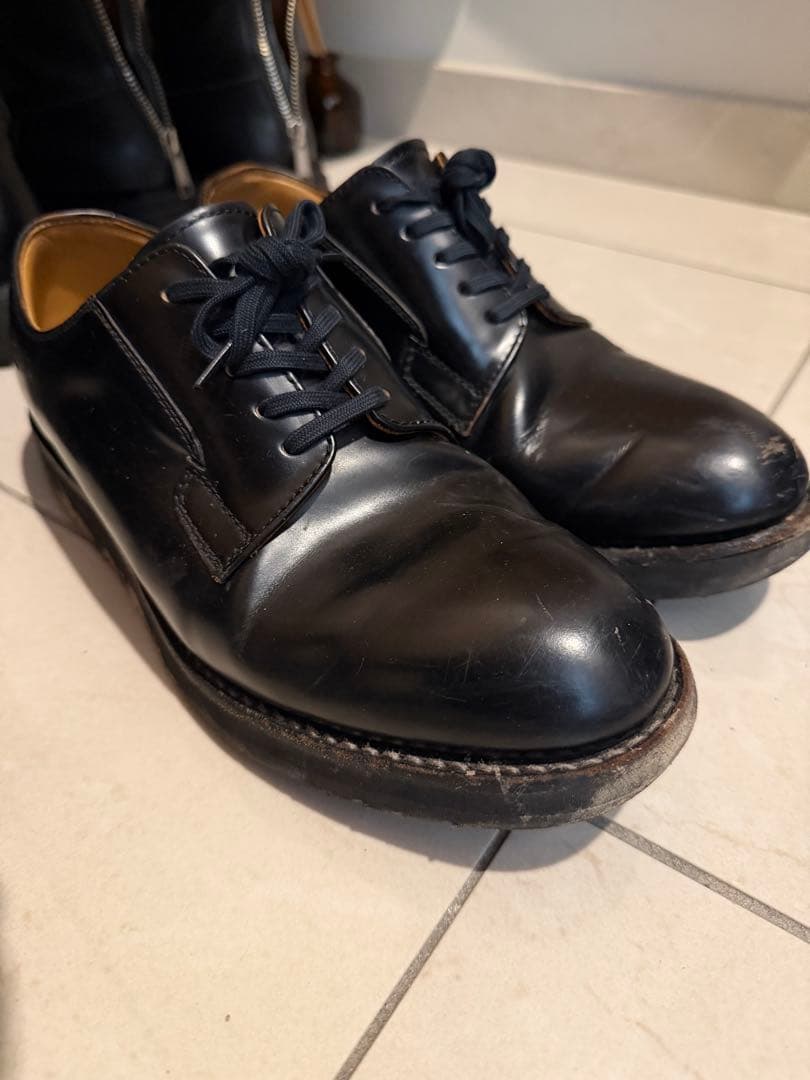 n*b様 Danner ポストマンシューズ　サイズ26 表記8 DANNER 紳士靴 ポストマンブラック【25.5cm】 / STUMPTOWN渋谷店