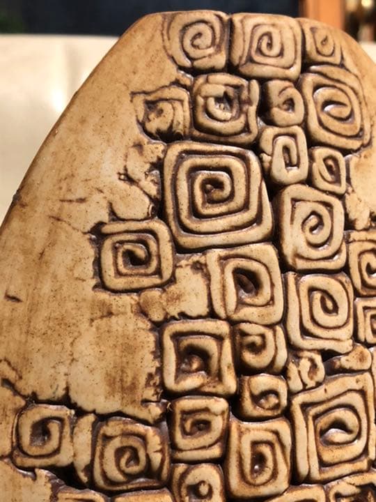 マレーシア作家 TENMOKU POTTERY 天目 フラワーベース 花器