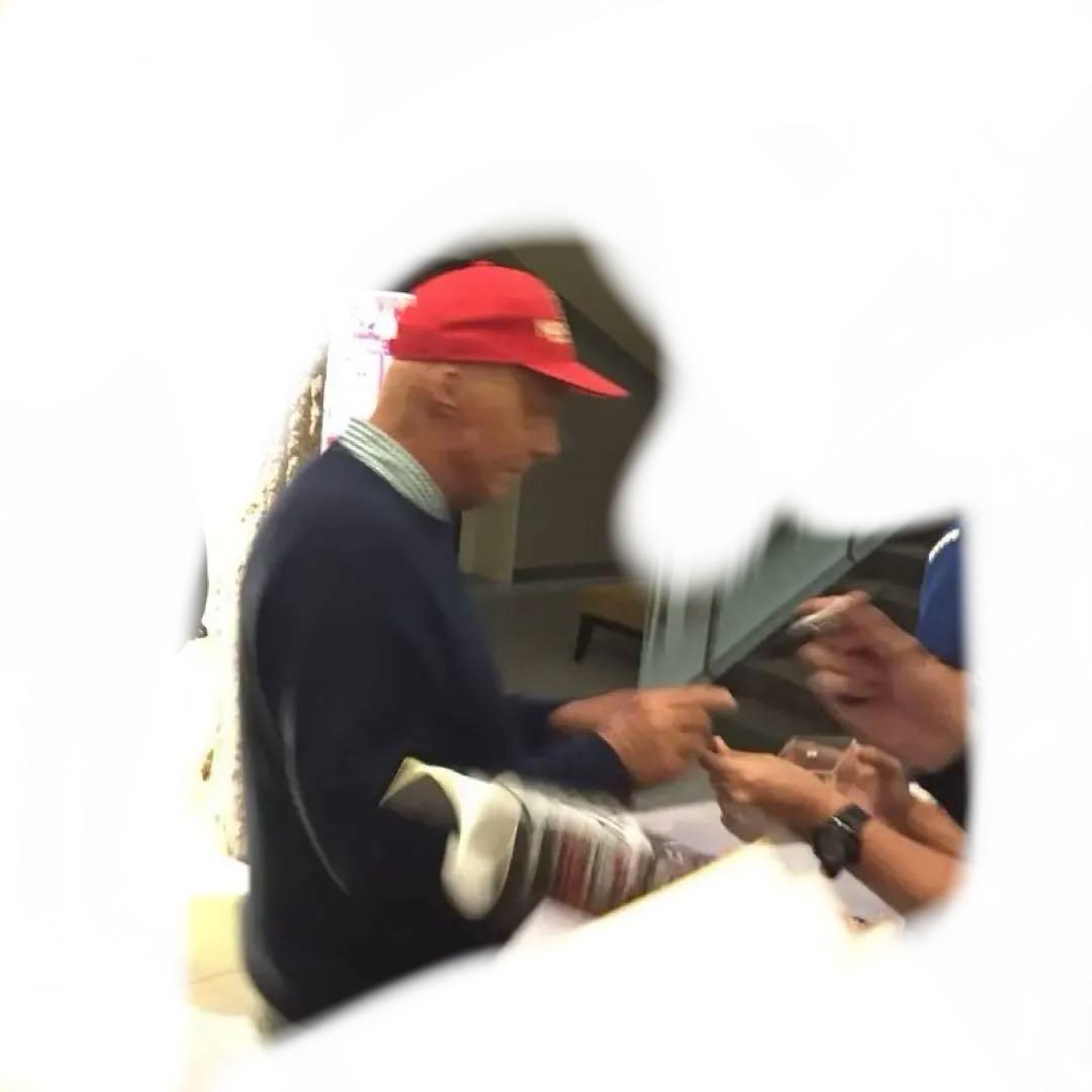 F1 Ferrari 312 T 1/43ミニカー ニキラウダ直筆サイン1:43 - メルカリ