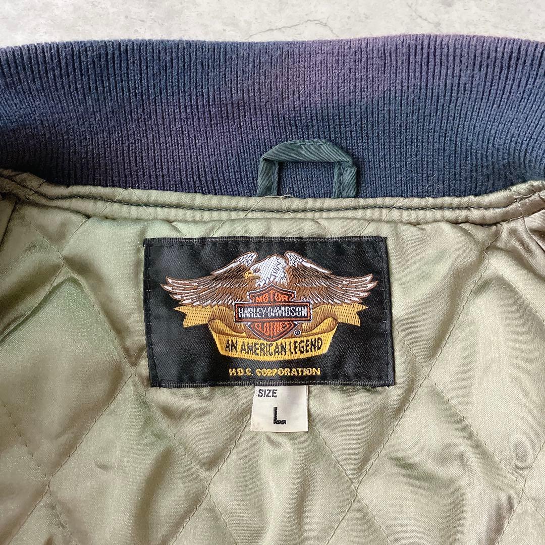 希少 90s Harley-Davidson 90周年記念スタジャン ビンテージ - メルカリ