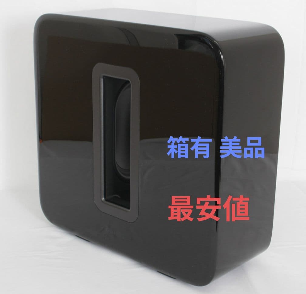 【最安値】SONOS SUB Gen3 ソノス サブ ウーファー ブラック レンタル] Sonos Sub Gen 3 サブウーファー ブラック - Rentio[レンティオ]
