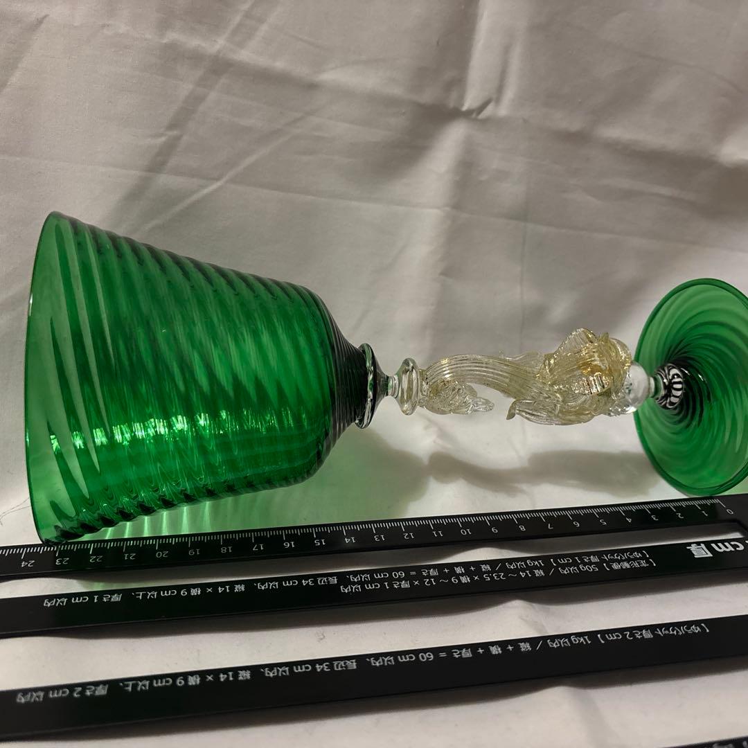 ベネチアングラス ドルフィン グリーン