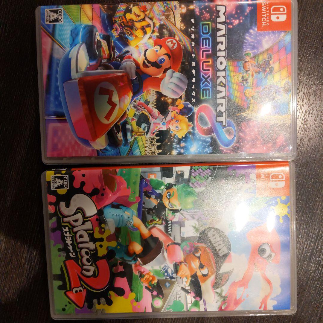 マリオカート8 デラックス & スプラトゥーン2 セット Nintendo Switch マリオカート8 デラックス+Joy-Conハンドル セット