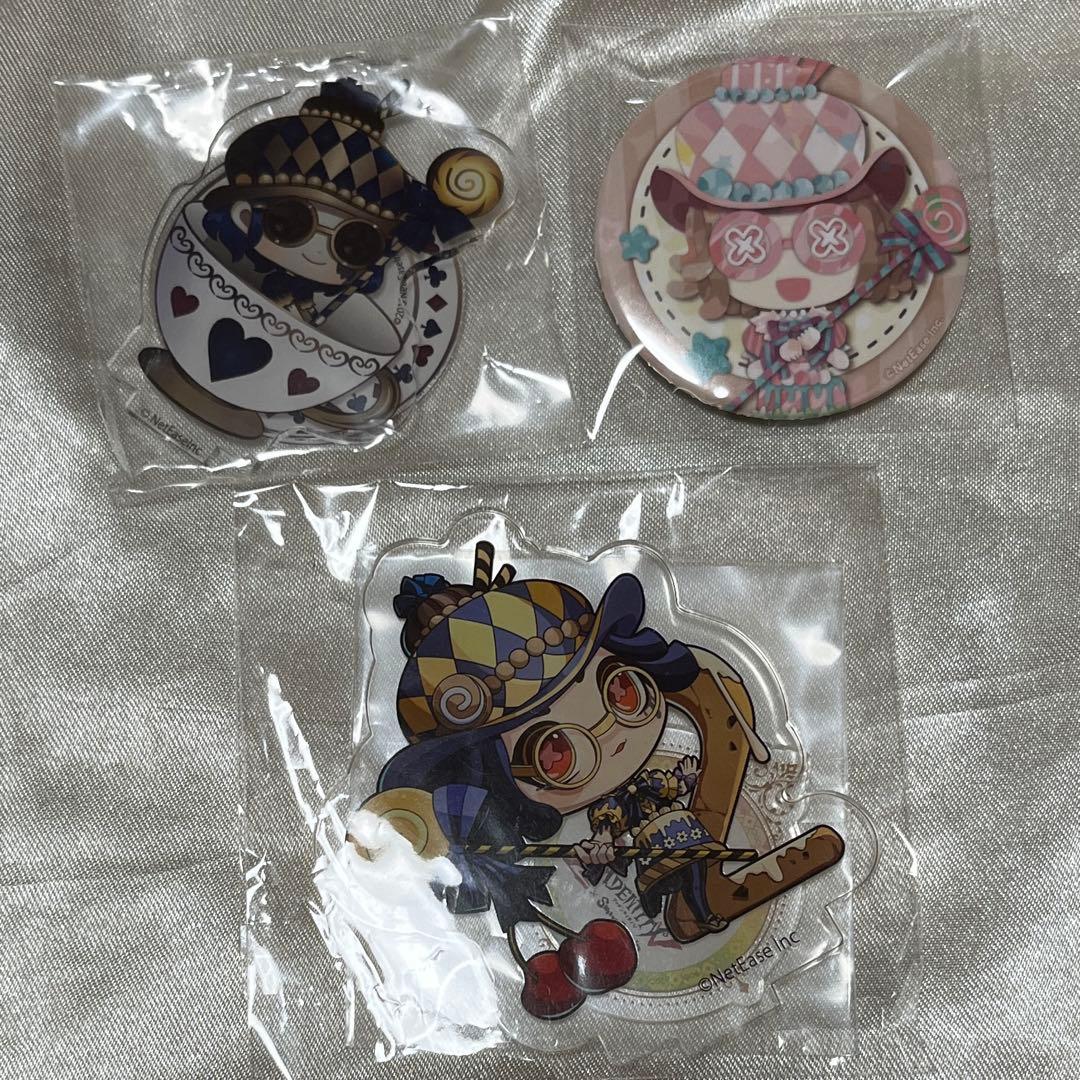 心眼 第5人格 スイパラ カフェ 2周年 缶バッジ アクリルスタンド