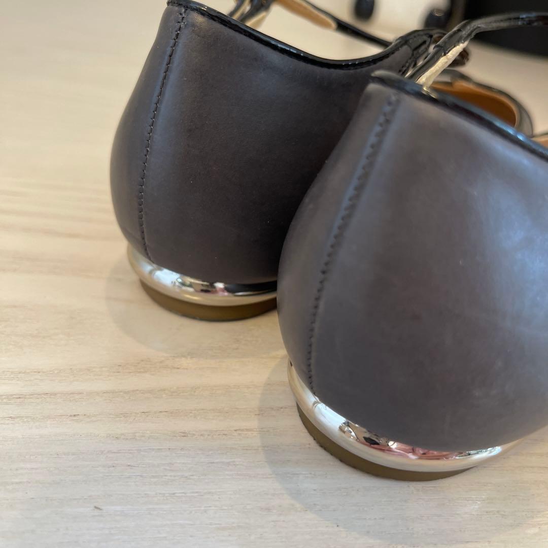 シャネル CHANEL G28651 フラットシューズ 35 1/2C