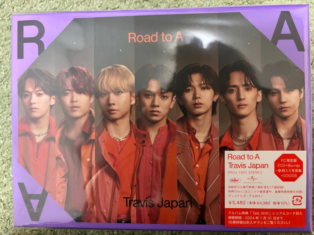 Travis Japan アルバムRoad to A ファンクラブ限定盤 Travis Japan