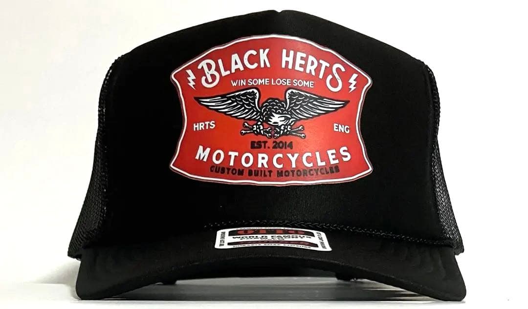 ☆セール☆BLACK HERTS トラッカーキャップ 新品 ブラック アメカジ