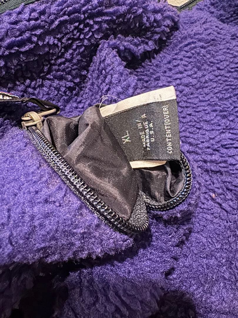 美品 パタゴニア グリセード エッグプラント XL パイル フリース