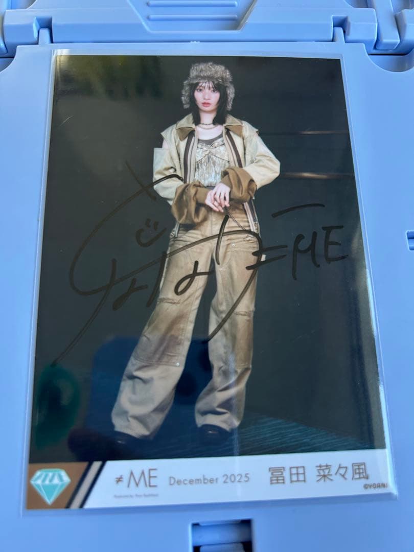 ≠ME ノイミー 冨田菜々風 生写真 直筆 排他的ファイター - メルカリ