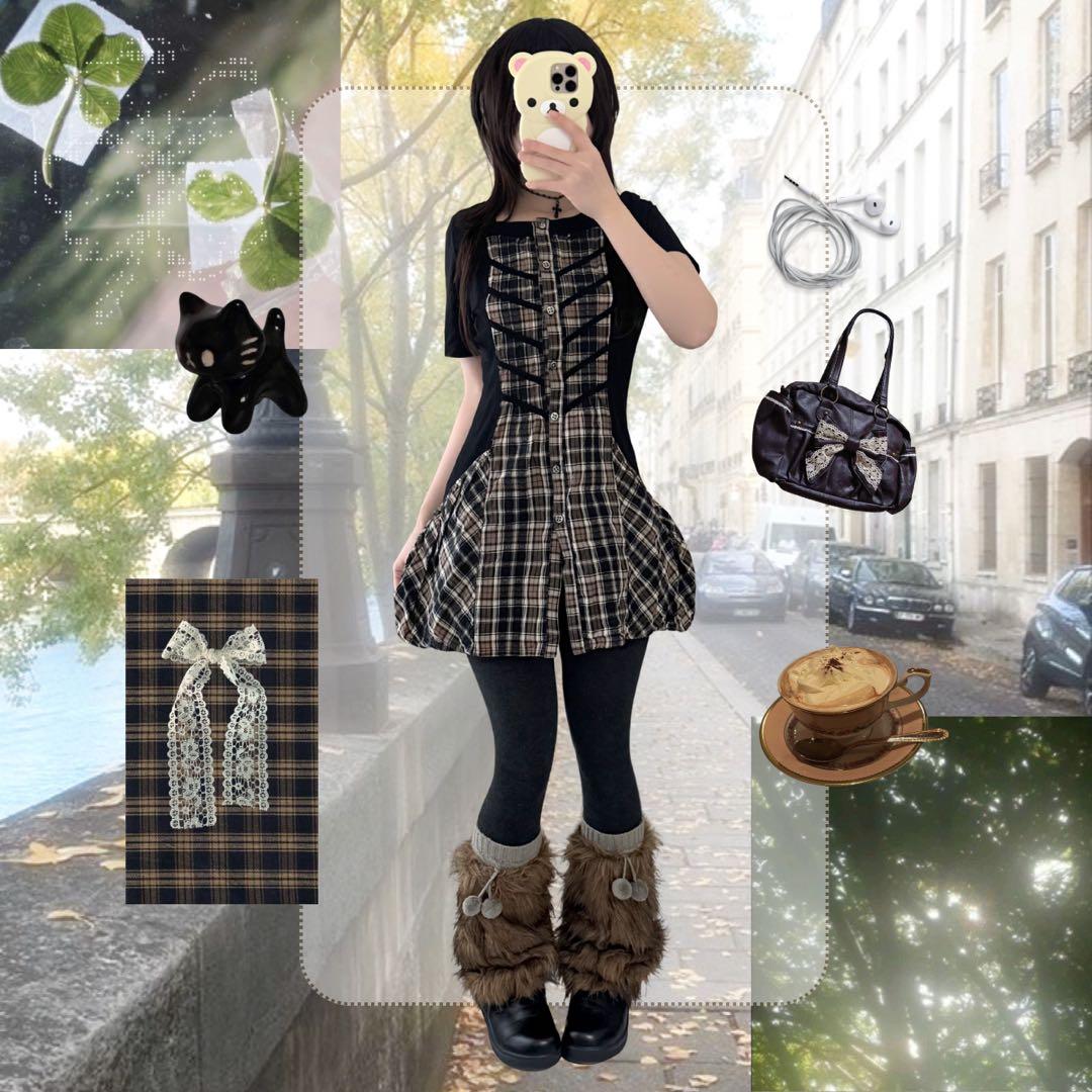 日本製00s coquetteダークコア フェアリーグランジ ドッキングトップス