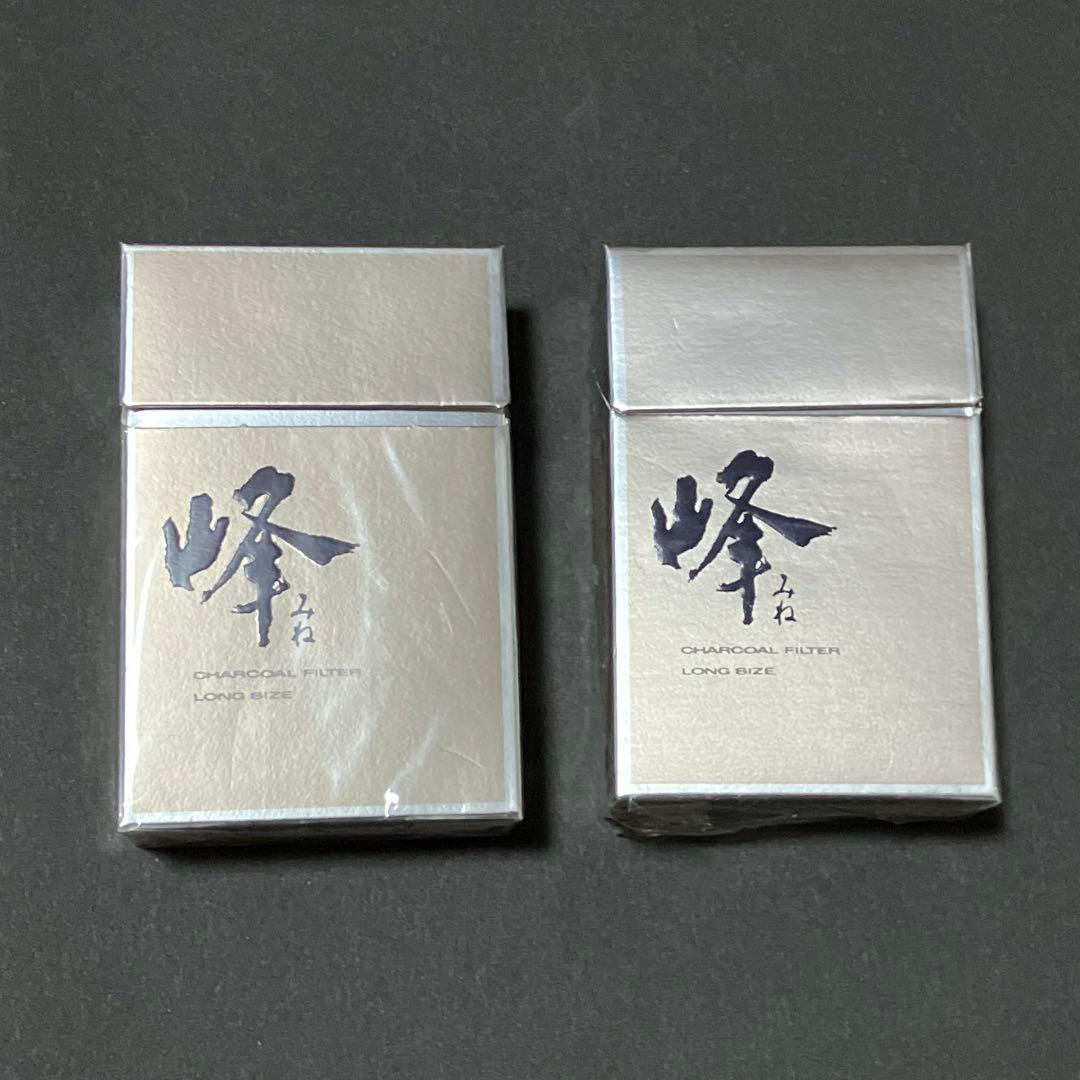 タバコの空き箱 昭和レトロ ①-峰2箱のみ - メルカリ
