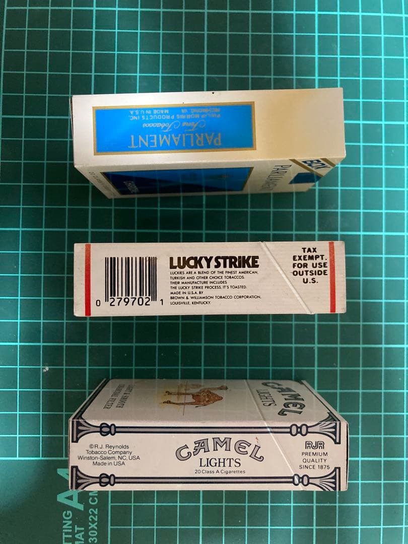 ①タバコ たばこ ダミーボックス 煙草 見本 たばこ包装模型 昭和レトロ