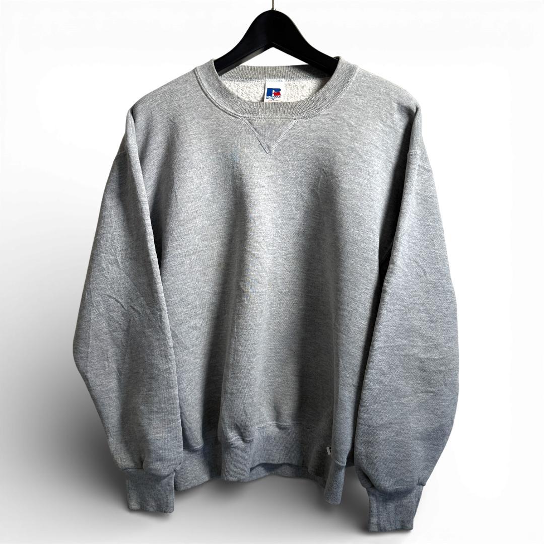 90s ラッセル USA製 Russell 無地 グレー VINTAGE E20 - メルカリ