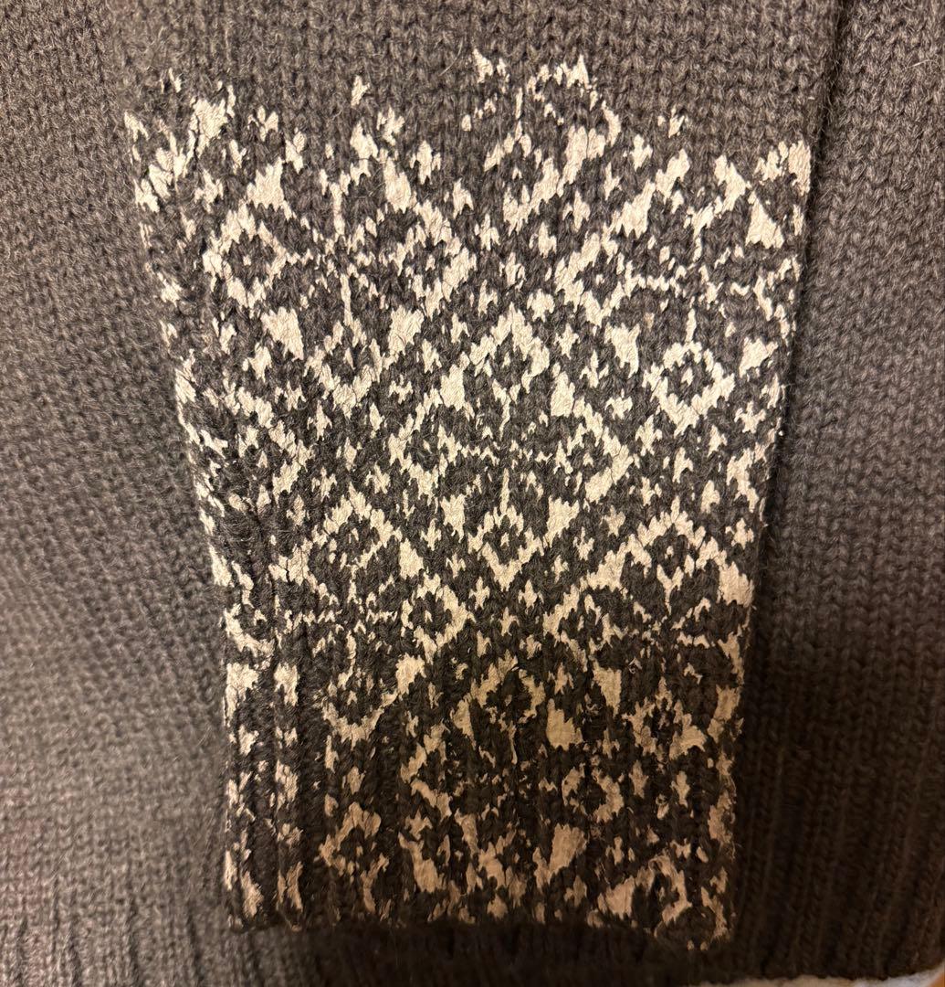 Nahyat wegenk別注n-040 3Gセーター ダークブラウン - メルカリ