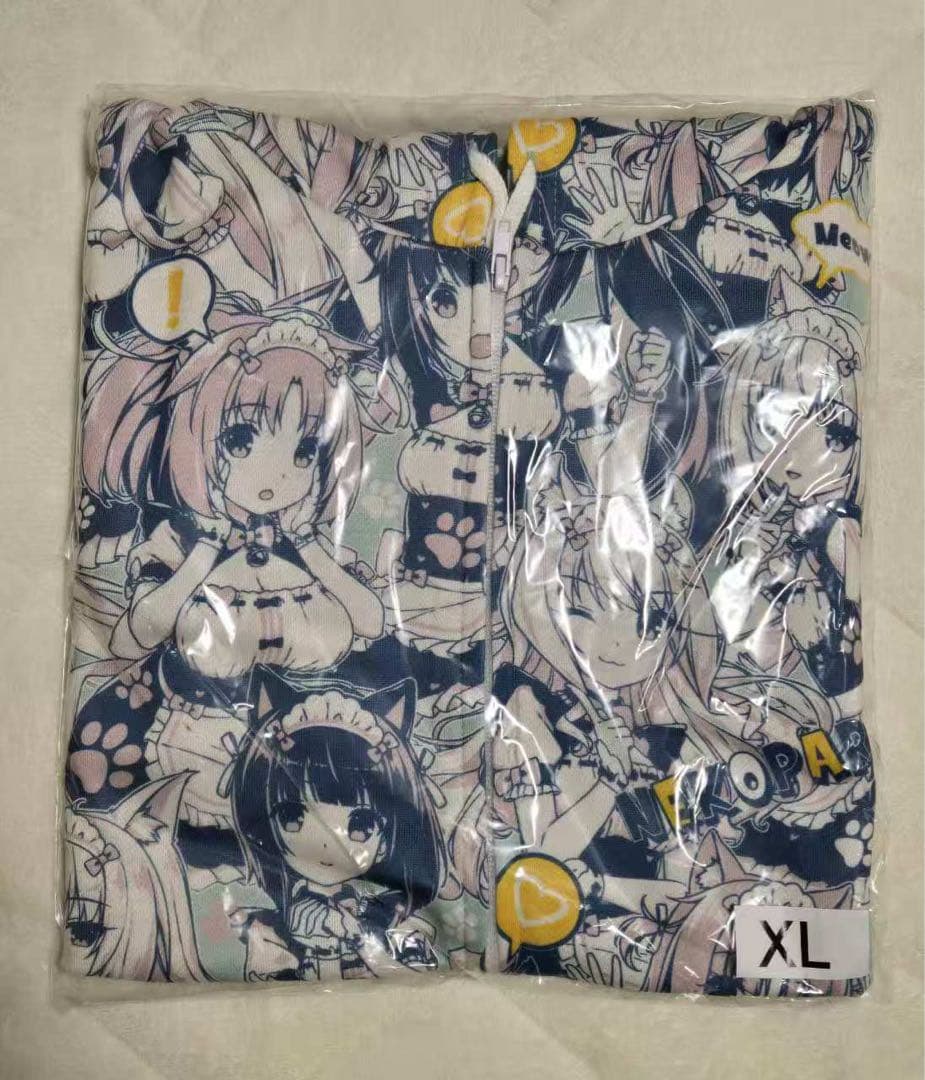 柚子]新品 ネコぱら 猫耳パーカー ミントVer. 迷彩 限定グッズ 新品 ネコぱら 猫耳パーカー ミントVer. 迷彩 限定グッズ ネコぱら 猫