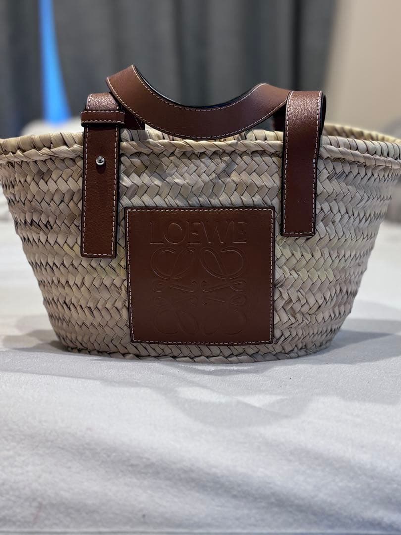 LOEWE ストローかごバッグ ベージュ スモールサイズLOEWE ストロー