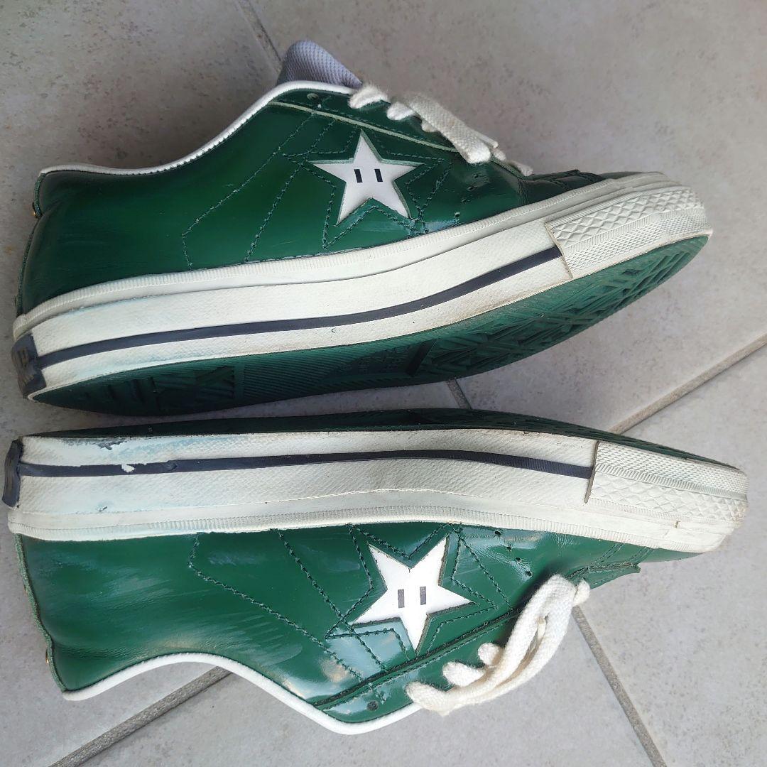 コンバース/スーパーマリオ/クッパ/ワンスター/緑/コラボ/23.5cm