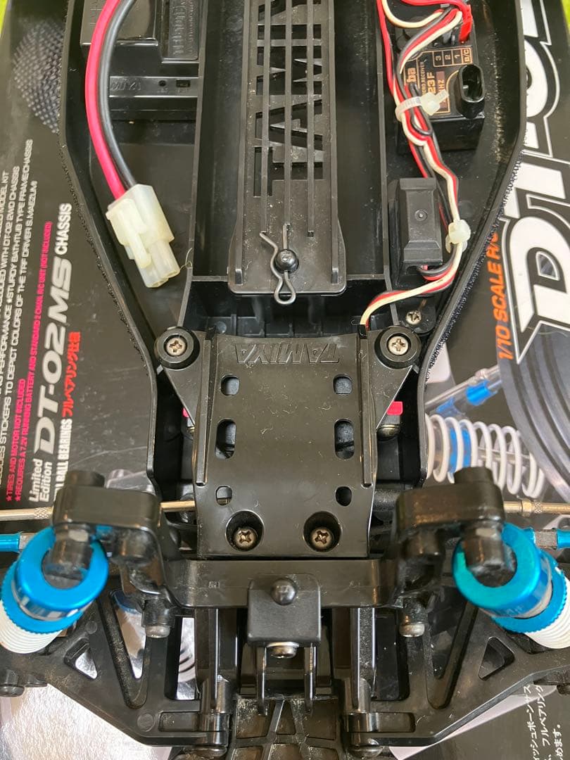 希少】値下げ タミヤDT-02MS メカ付(サーボ、アンプ、受信機、モーター