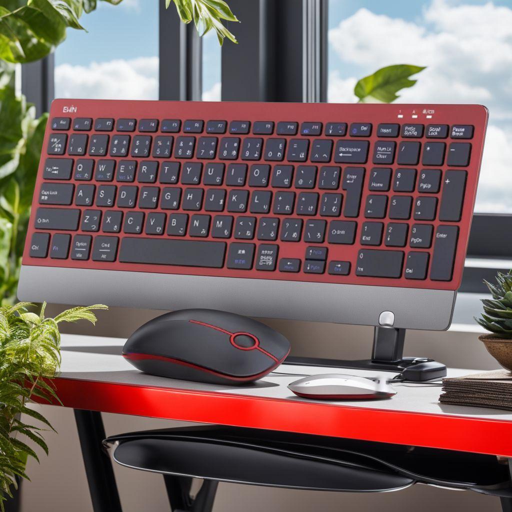 キーボードマウスセット Type-C?USB-A変換アダプタ付き