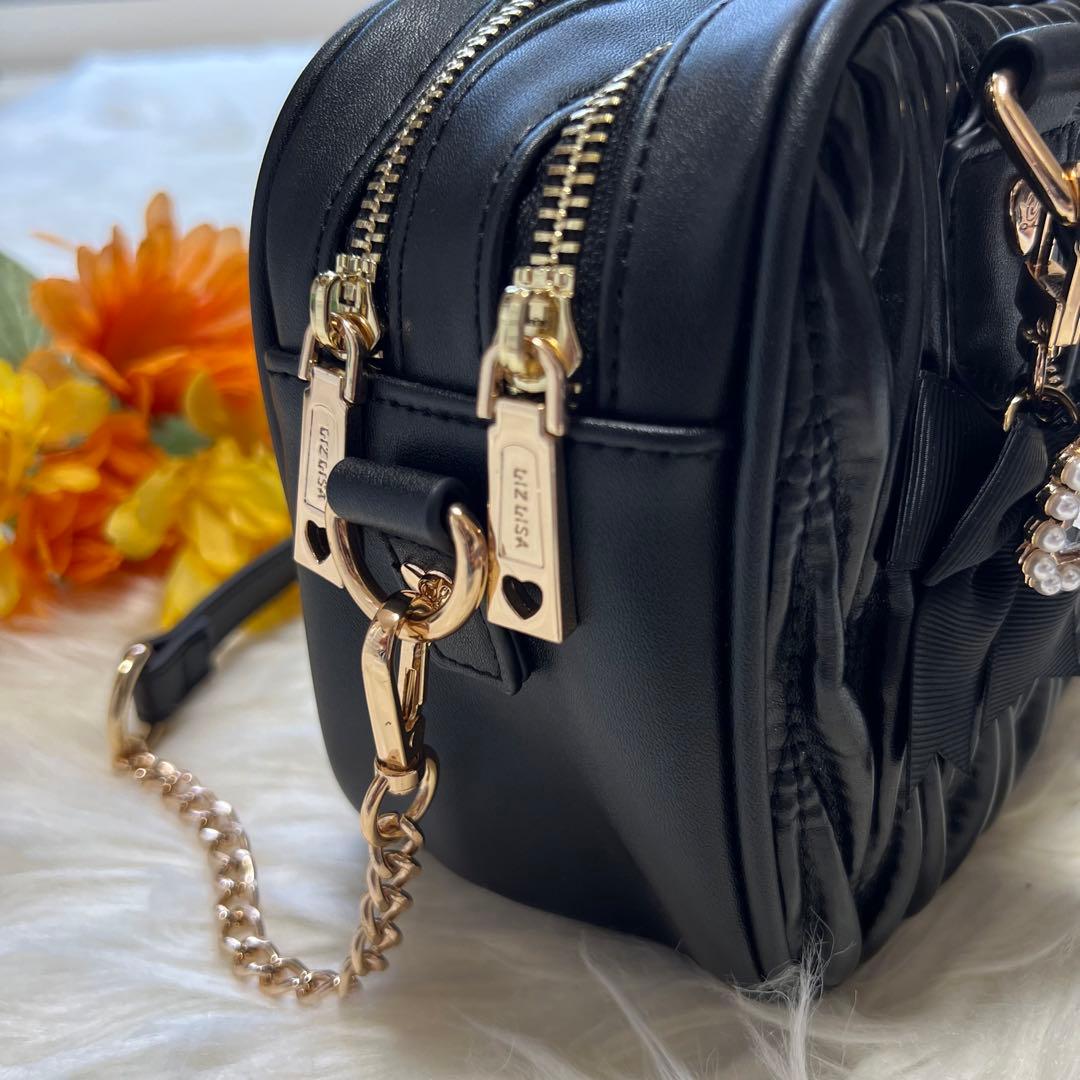 ✨️極美品✨️LIZLISA リズリサ キルティングリボンチャーム