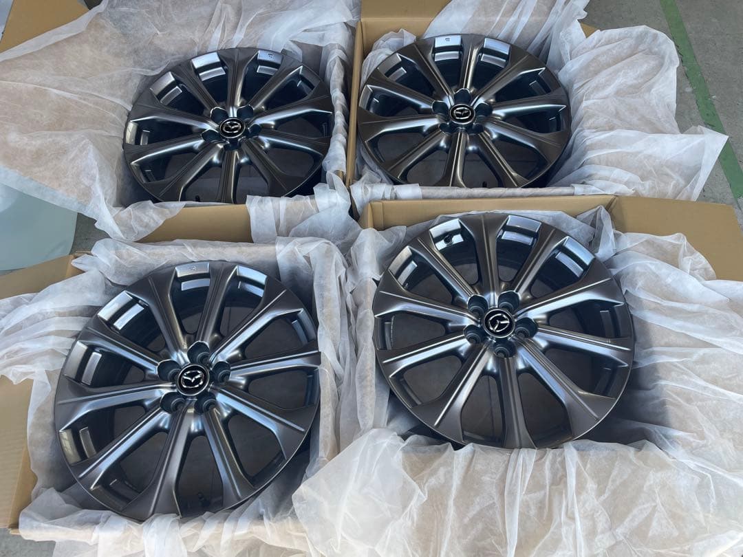 【りんご】CX-60 25S Lパッケージ純正20インチホイール 4本 新車外し 美品】マツダ CX-60 純正 20in 7.5J +45 PCD114.3 1本販売 CX