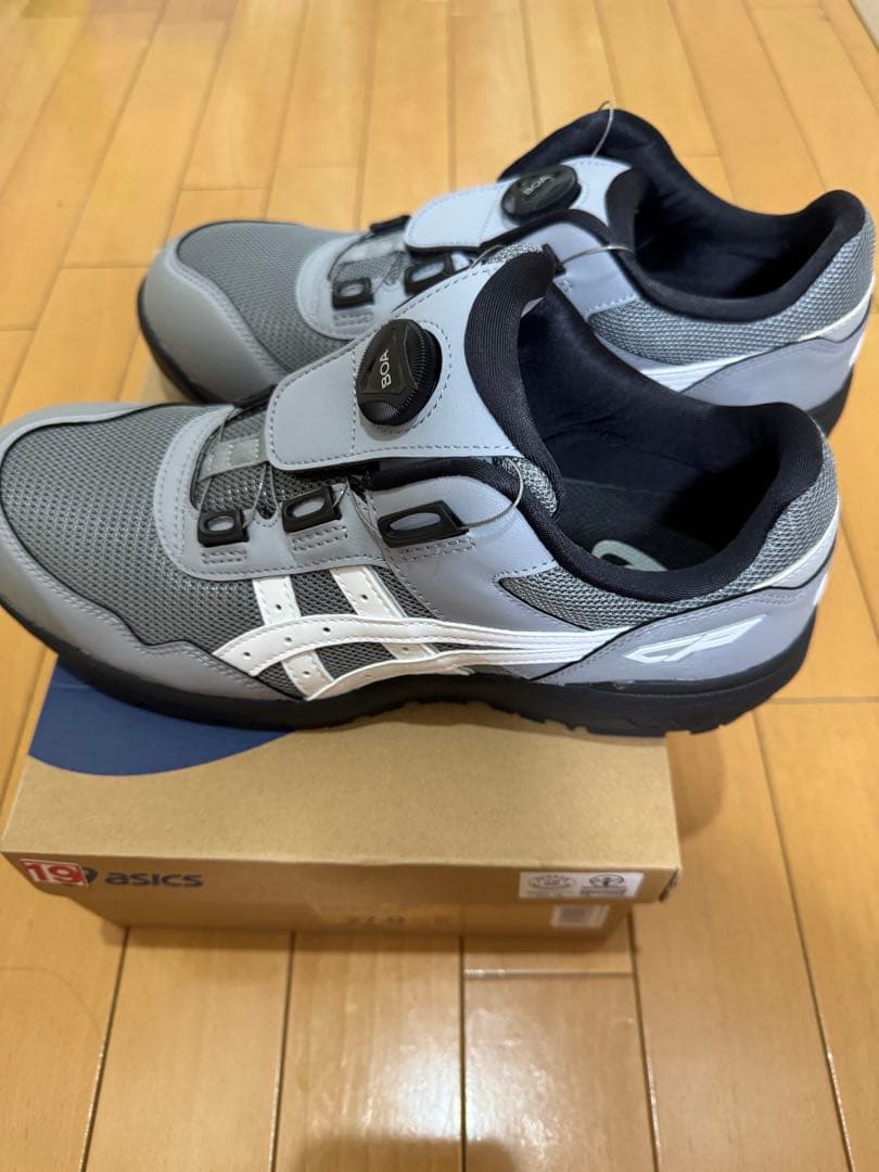 新品 アシックス 安全靴 交換用ワイヤー付き