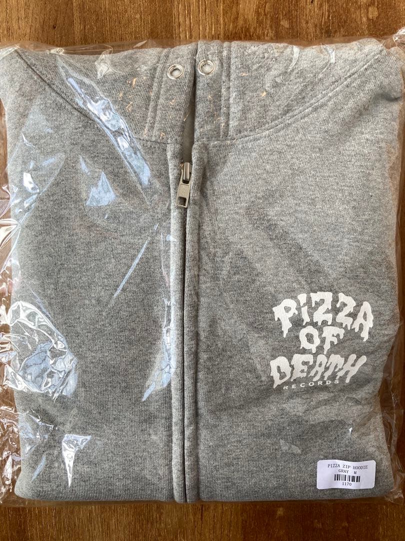 未開封・未使用】PIZZA OF DEATH パーカー グレー M