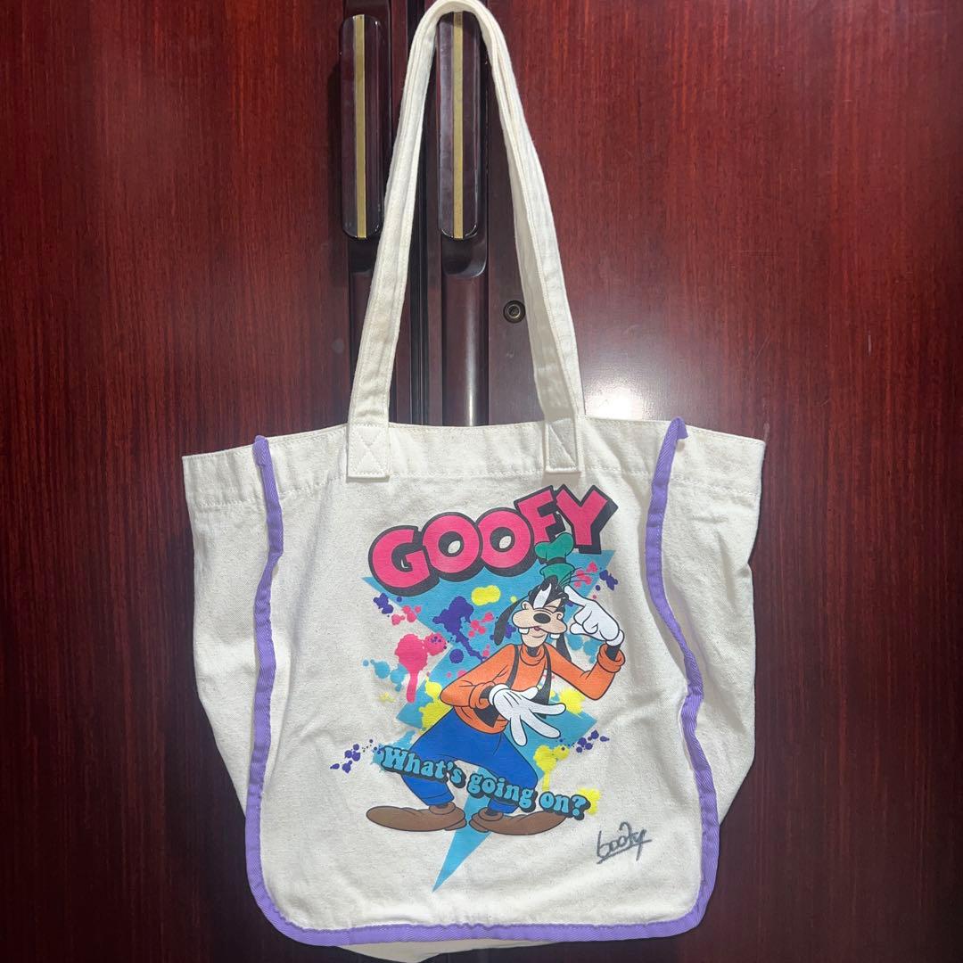 ディズニー グーフィー トートバッグ - メルカリ