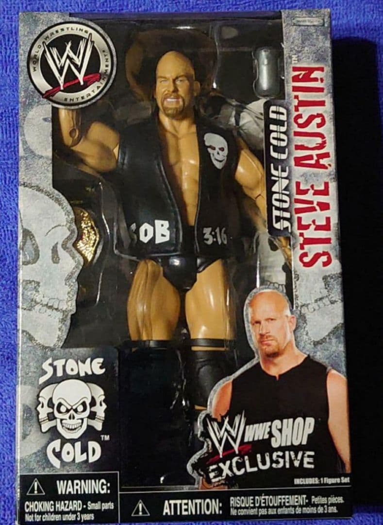 WWE STONE COLD フィギュア 【限定】 ストーン・コールド スティーブ・オースチン WWE フィギュア ディファ