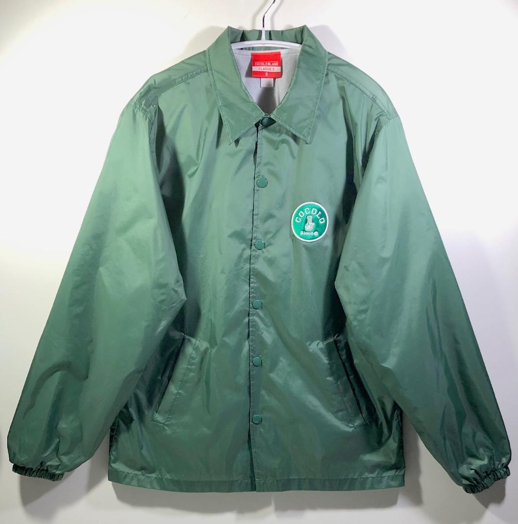 COCOLO ココロブランド コーチジャケット ロゴワッペン＆プリント