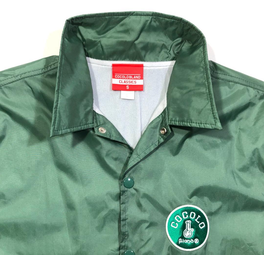 COCOLO ココロブランド コーチジャケット ロゴワッペン＆プリント