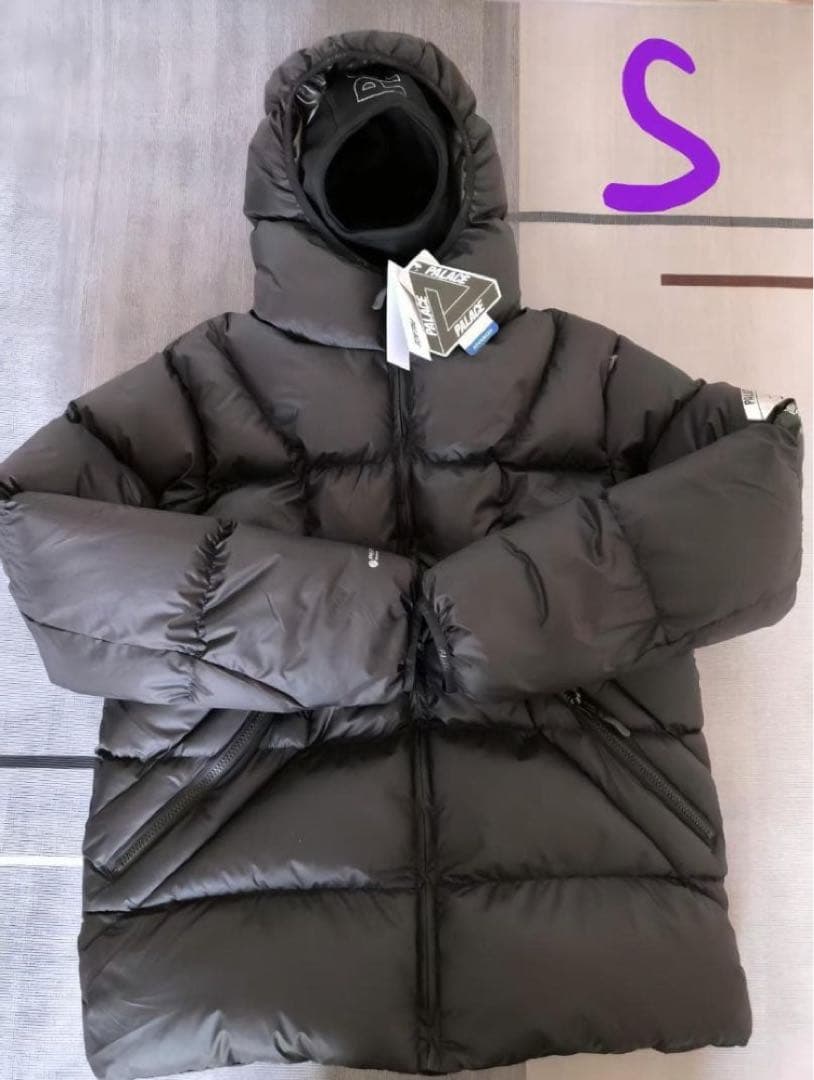 PALACE BALACLAVA PUFFAダウンジャケット ブラック防寒S Ⅴ org.jpg