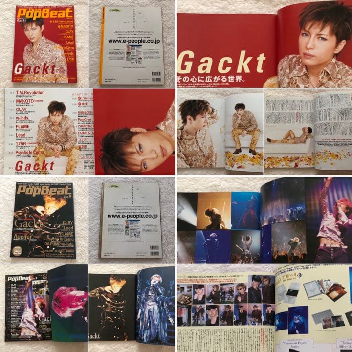 GACKT自販機用ポスターシール非売品