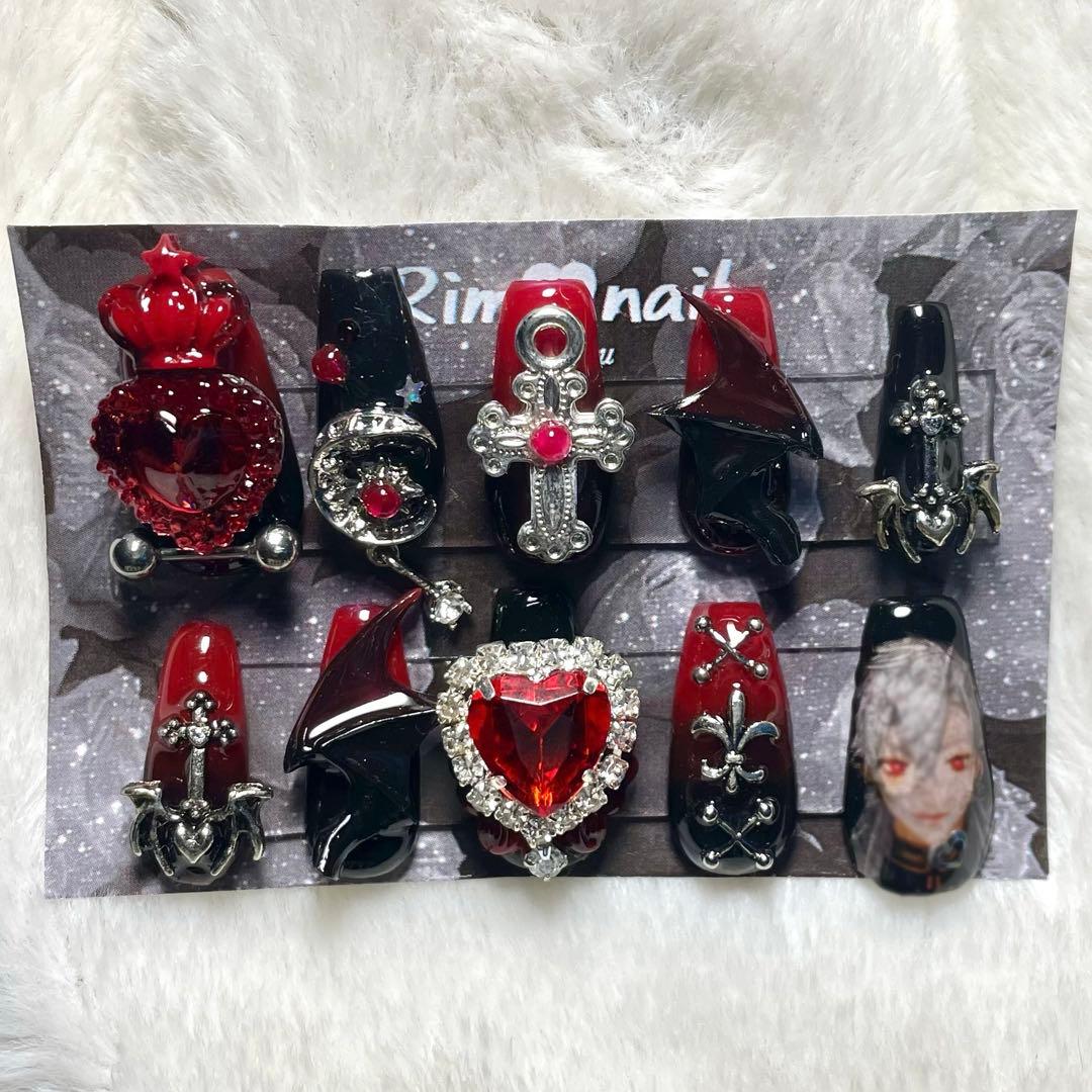 にじさんじ/ 葛葉/痛ネイル/ ネイルチップ - メルカリ