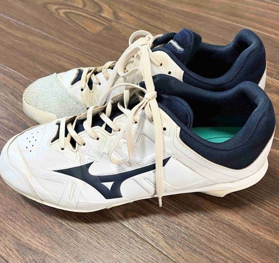 26.5cm Ｐ革付き 野球 スパイクシューズ P皮付き 26.5センチ