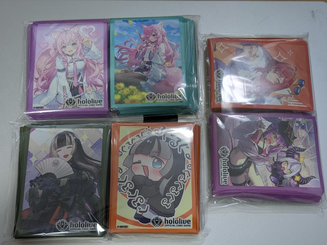 ホロカスリーブセット　博衣こより　儒烏風亭らでん　一条莉々華　常闇トワ&ラプラス オフィシャルホロカスリーブセット EX vol.2『一条莉々華』『常闇トワ