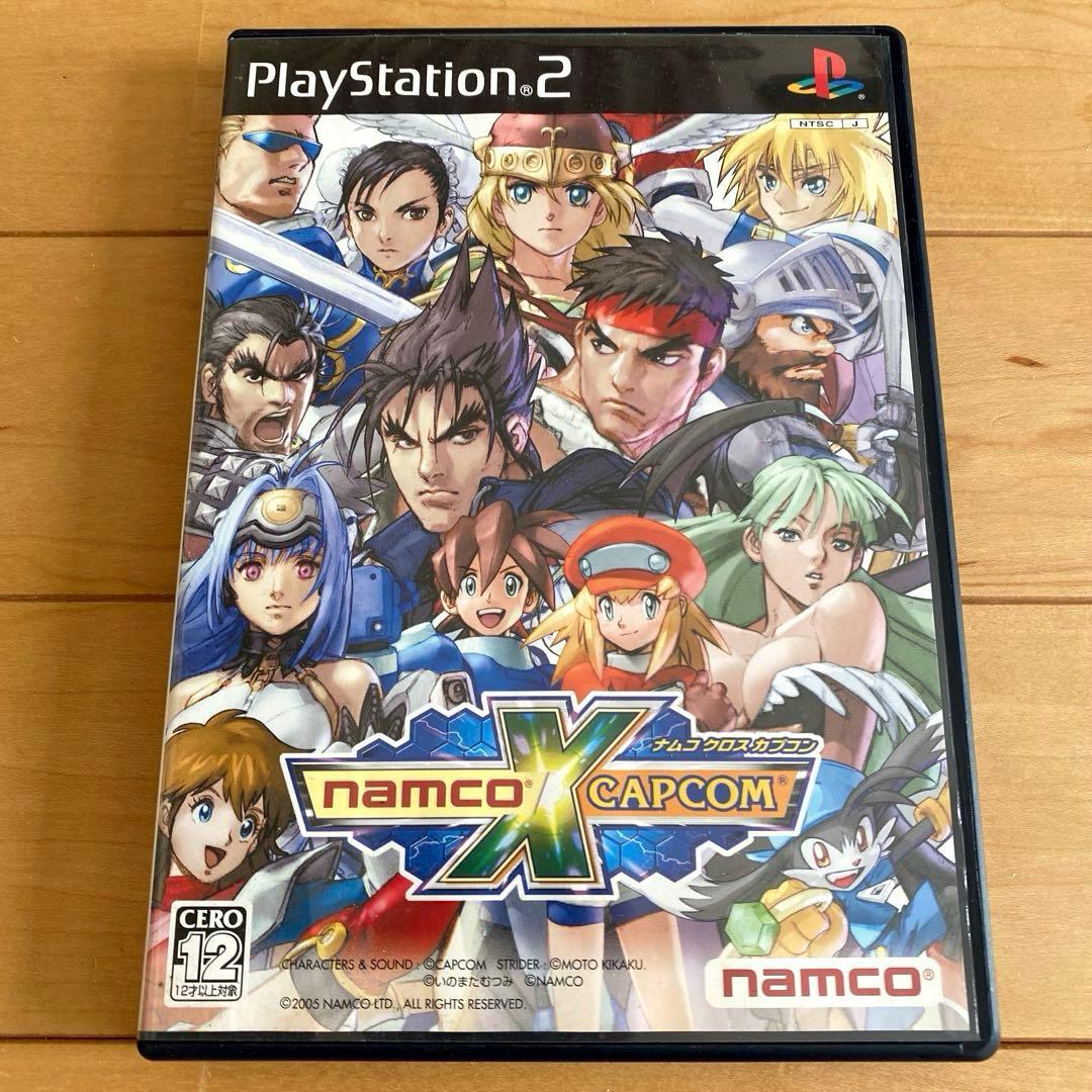 PS2ソフト ナムコ・クロス・カプコン - メルカリ