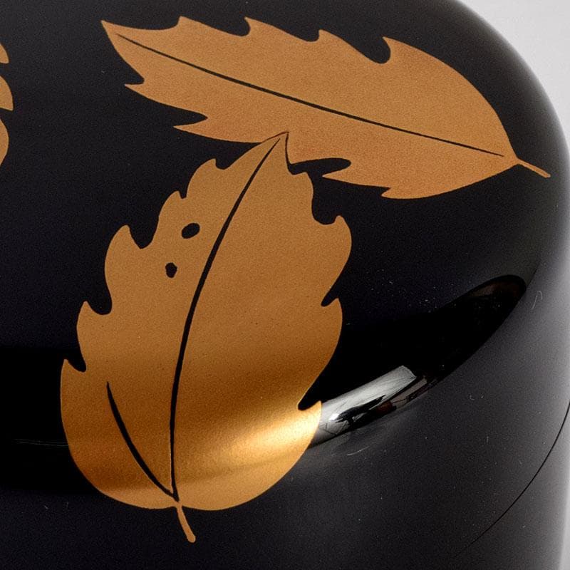 茶道具 道場宗廣作 柊蒔絵 中棗 共箱 C 8895