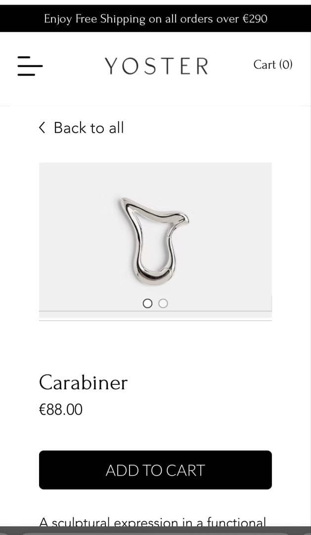 YOSTER ヨースター カラビナ キーリング - メルカリ