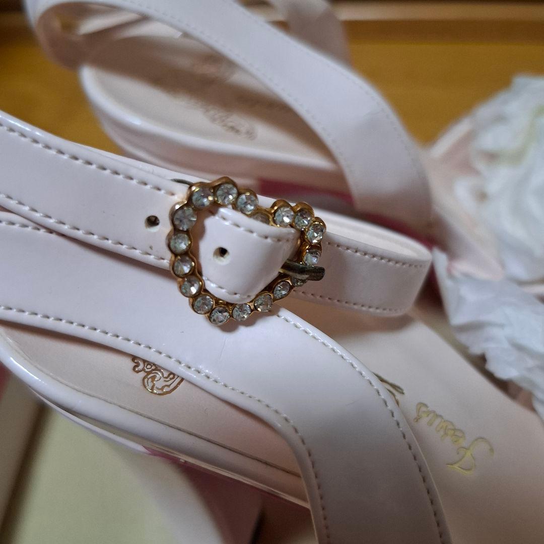 Jesus Diamante リボンストラップサンダル - 靴オンライン