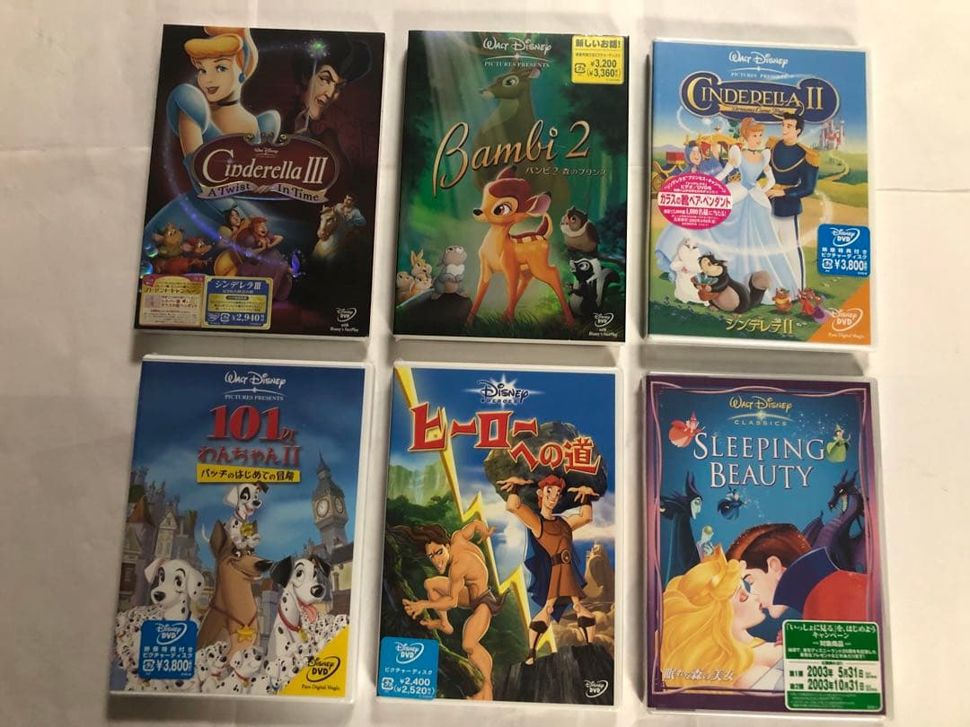 すべて未開封新品】ディズニーDVD 6個セット - メルカリ