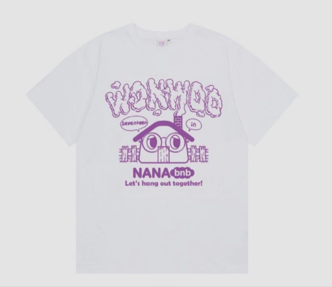 SEVENTEEN ウォヌ NANA bnb ナナ民泊 Tシャツ Lサイズ - メルカリ
