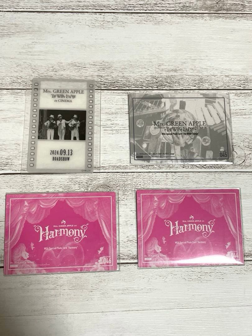 Mrs. GREEN APPLE】ホワンジ ハーモニー フォトカ3枚+カード - メルカリ