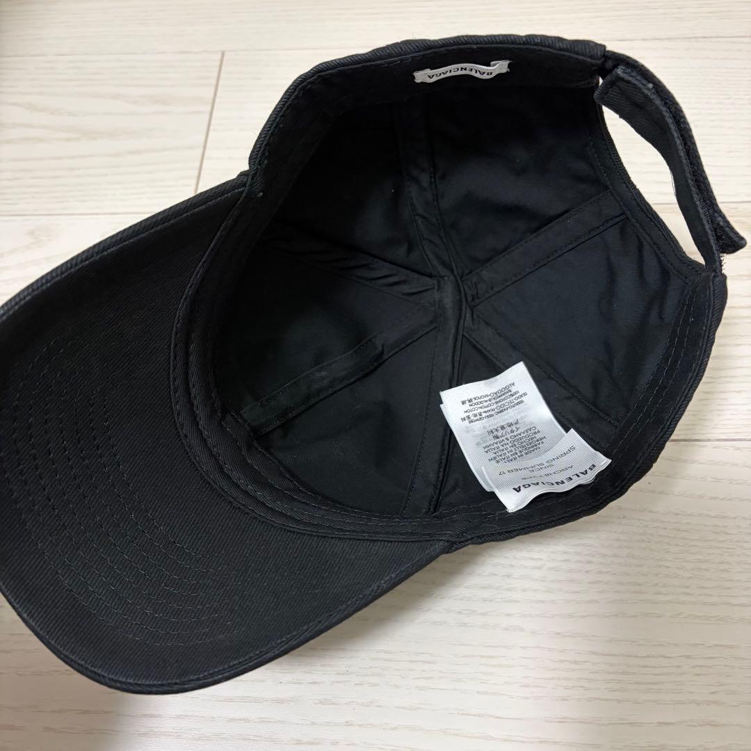 ✨極美品✨BALENCIAGA キャップ L58 新ロゴ マジックテープ 黒 - メルカリ